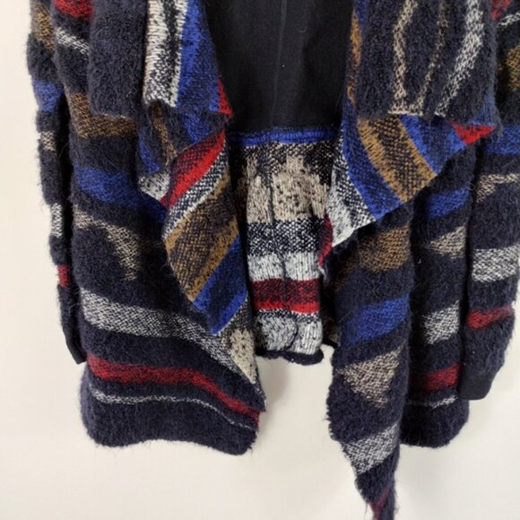 Marc Cain Boucle Blazer Size 4 (N2) Boho Colorful Alpaca Blend - Picture 9 of 11